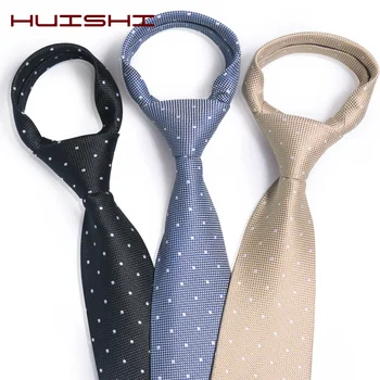 HUISHI Dot krawat mężczyźni ślubne krawaty poliester biały punkt moda męska biznes krawat motyl koszula akcesoria niebieski żółty krawat
