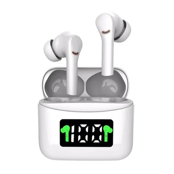 ANC J5 Tws słuchawki Bluetooth 5.2 bezprzewodowe słuchawki z mikrofonem aktywną redukcją szumów słuchawki sportowe, słuchawki bas dla iPhone ' a 12