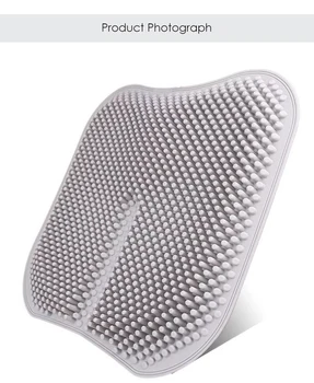 3D oddychająca fajne silikonowa poduszka siedzenia letni biuro w domu samochód żel do masażu antypoślizgowy fotel kanapa siedzenie mata Mata 43*43cm