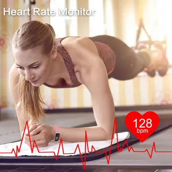 BingoFit męskie inteligentne bransoletki okrągłe zegarki dla Xiaomi IOS fitness kobiece kobieta bransoletka ciśnienie krwi monitor rytmu serca tracker snu