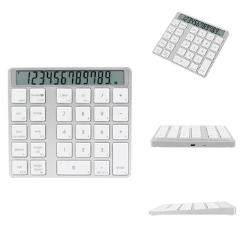 LCD wyświetlacz kalkulator komputer na laptopa ultra przenośny Magiczna klawiatura numeryczna bezprzewodowa Bluetooth 2 w 1 klawiatura numeryczna