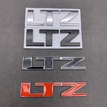 3D Metal LTZ Silver & Black Car tylny bagażnik ikonę naklejka logo naklejki stylizacja samochodu dla Cruze Aveo Silverado MALIBU CAPTIVA Camaro
