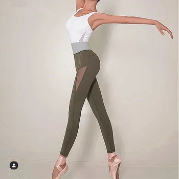 2020 Pad Ballet Playsuit fitness rajstopy joga kombinezony odzież treningowa dres jednoczęściowy wzór zestaw siłownia strój sportowy dla kobiet