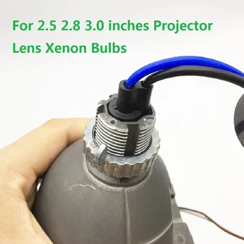 2 szt HID xenon lampa reflektor specjalny wymiana 12V 55W dla HID obiektywu projektora lampy ksenonowe 4300K 6000K 8000K samochodowy światło