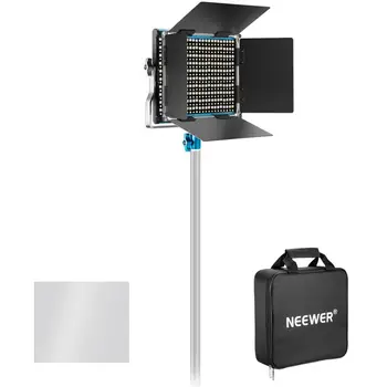 Neewer Dimmable Bi-color LED Video Light with Battery and Charger Lighting Kit for Camera Photo Studio YouTube Video Shooting