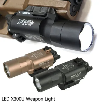 Taktyczna latarka Light Weapon X300U X300 500 lumenów High Output Pistol gun LED myśliwski latarka Glock 1911 Pistol Light
