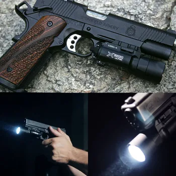 Taktyczna latarka Light Weapon X300U X300 500 lumenów High Output Pistol gun LED myśliwski latarka Glock 1911 Pistol Light