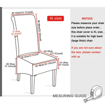 Leorate drukowany elastyczny pokrowiec na krzesło XL rozmiar długa oparcie europejski styl pokrowce odcinek pokrowce na krzesła hotel przyjęcie bankiet dom