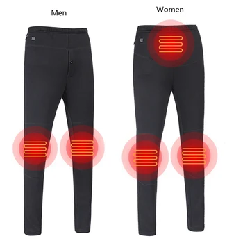 Nowe Mężczyźni Kobiety piesze wycieczki ogrzewanie ciepłe spodnie kemping, Wspinaczka wędkowanie z podgrzewaną wodą spodnie odkryty wytrzymałe elastyczne spodnie