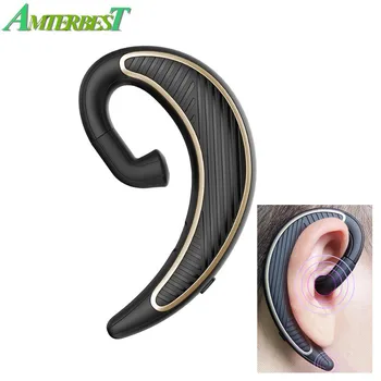 AMTER Bone Conduction Wireless Bluetooth Business Headphones Sport Stereo Earpiece with Sweatproof,słuchawki tłumiące hałas
