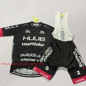 2020 Huub jazda na Rowerze Jersey Wattbike męski rowerowy garnitur ribble jest Weldtite rowerowe koszulki bib szorty Mtb Team Clothing Ciclismo Ropa custom