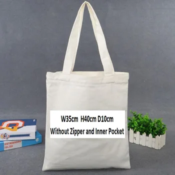 Moda wielokrotnego użytku torba gospodarcza duży składany dźwigać unisex puste DIY oryginalny design Eco składane torby bawełniane płótno torba