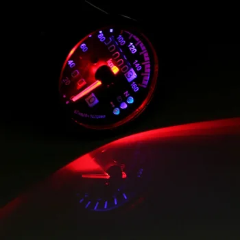 Cross Border Hot Selling Motorcycle Speedometer Universal Refitted Speed Meter 12vled Indicator Light Code Meter