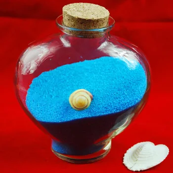 5pc Love Shape Small shell sand heart The corkto seal Glass Bottle Wishing Bottle hurtowych