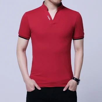 Lato z krótkim rękawem męska koszulka polo Azja rozmiar S-5XL Męskie koszulki polo wielokolorowy wybór koszulki polo Mężczyźni