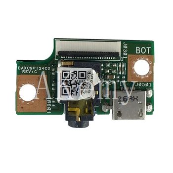 DAXC9P124C0 REV:C USB Charging Dock Connector Board Flex cable With Headphone jack plug For Asus T1Chi T100Chi T1 T100 CHI CHI