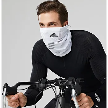 Męski Ice jedwabny krem do opalania szalik męska oddychająca konna lodowa maska odkryty rower motocykl pelerynę wiatroszczelna