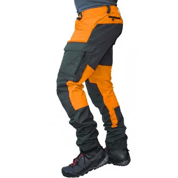 Wyprzedaż spodnie Męskie Proste modne motocyklowe codzienne z wysokim stanem multi-kieszenie casual spodnie pełnej długości