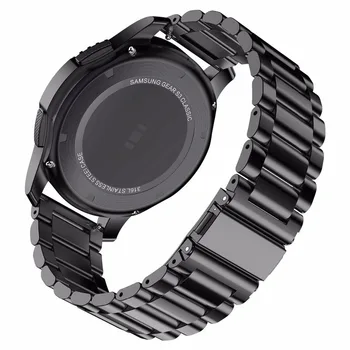 18 20 22 24 mm pełna watchband ze stali nierdzewnej SAMSUNG GEAR S3 S2 Classic smycze Galaxy watch 42 46 mm Huawei Watch 2 Pro/ GT