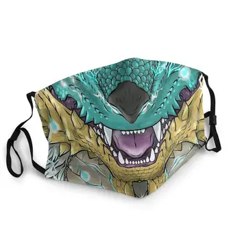 Zinogre Winter Maskowy Tissu Monster Hunter Felyne Palico Game Protection Mascarillas Lavables Adulte Mask