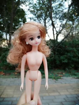 Nowy marka DIY Body With head ruchome kolorowe Nagie zabawki licca Naked Doll accessories Body For girl Doll House prezenty dla dzieci
