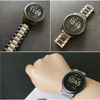 Pasek do zegarka Haylou Solar LS05 bransoletka metalowa pasek ze stali nierdzewnej dla Xiaomi Haylou Solar LS02 LS05 Smartwatch pasek naręczny