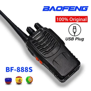 10szt Baofeng BF 888S Walkie Talkie 6 km dwukierunkowe Radio przenośne myśliwski CB Ham Radio FM transceiver HF bezprzewodowy domofon BF888S