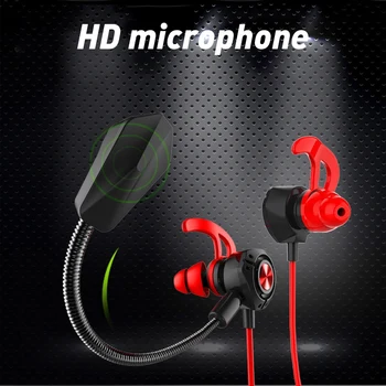 Nowe słuchawki przewodowe G22 Wired 3.5 mm Plug In-ear Gaming słuchawki dynamiczne słuchawki z mikrofonem akcesoria do telefonów komórkowych 2020
