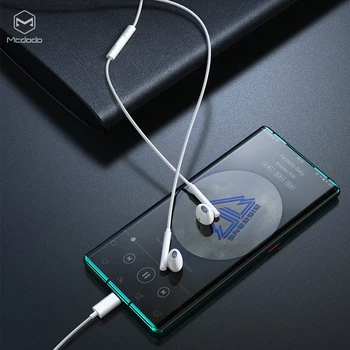 MCDODO dla studenta DAC HIFI zestaw słuchawkowy USB type-c, słuchawki do ipoda Samsung Note 10 HUAWEI Mate 20 Pro P30 są w pełni kompatybilne