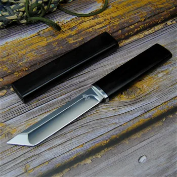 PEGASI D2 stalowej japoński lustra nóż, 58-60hrc próżniowa obróbka cieplna ostre kemping nóż myśliwski serii (samuraja styl)