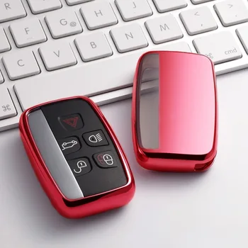 Tpu Car Key Cover Case For Jaguar XE X Type XF F Pace XJ XK Alarm For Land rover Discovery 4 Freelander 2 Key Holder akcesoria