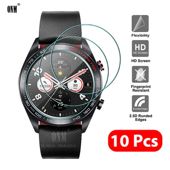10 szt premium hartowane szkło dla Huawei Honor Magic Watch 2 GT 2 42 mm 46 mm ochraniacz ekranu взрывозащищенная folia akcesoria