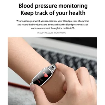 Smartwatch Smart Band Wristband B72 Women Smart Watch IP67 wodoodporny monitor pracy serca fitness bransoletka