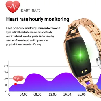 Smartwatch Smart Band Wristband B72 Women Smart Watch IP67 wodoodporny monitor pracy serca fitness bransoletka