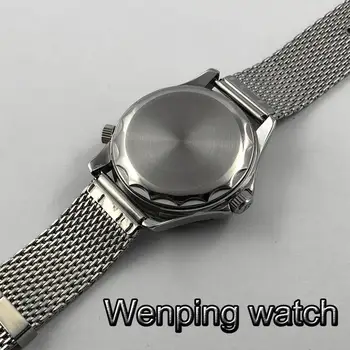 Bliger 41mm męskie casual luksusowe automatyczne zegarki srebrna obudowa szkło szafirowe ceramiczny pierścień czarny chronograf mechanizm NH35 zegarki męskie