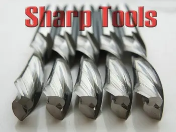 Sharp CUT DOWN 6*22mm 2 Flute CNC Carbide End Miller Bits frezarki, narzędzia tnące, PCV, akryl, płyta MDF, drewniane, narzędzia skrawające do obróbki