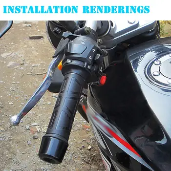 Motocykl elektryczny podgrzewane uchwyty kierownicy trzymać ręce gorące ciepłe dla motocykla rower quady F-
