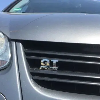 GT Sport Grill Car logo dla golfa MK5 GT Sport Samochodowy chromowany symbol ABS