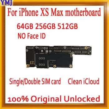 Bez płyty głównej Face ID dla iPhone 11 PRO MAX X XS XR XS MAX Logic druku płyty głównej Unlocked With IOS System Chips Plate 64gb, 128gb