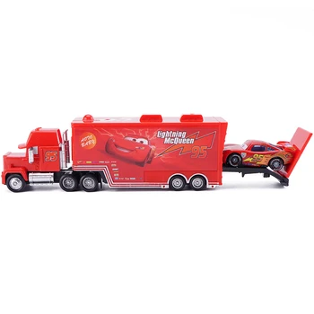 Disney Pixar Cars 2 3 Toy Car Set Lightning McQueen Mack Uncle Truck Rescue Collection 1:55 Model Diecast Car Toy Children Gift